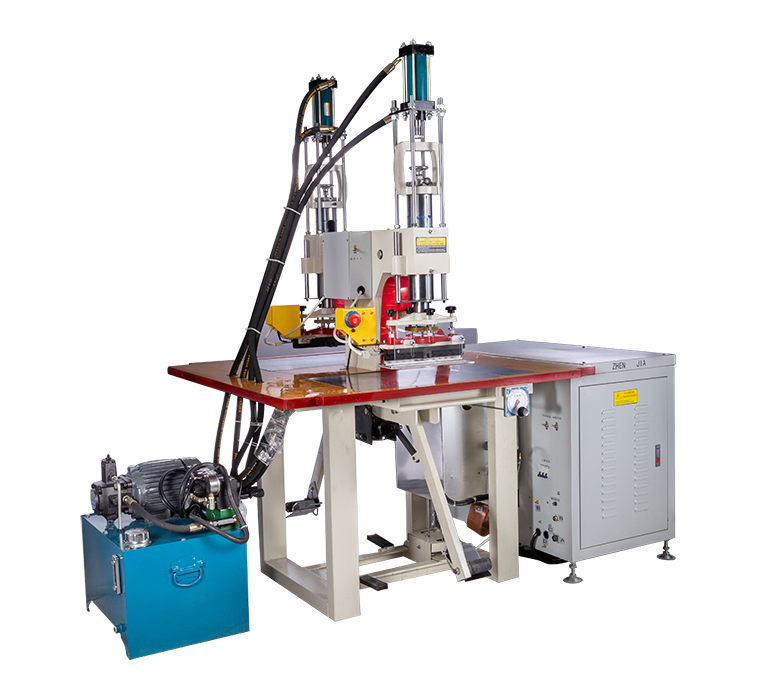 雙頭油壓高頻機機器圖 皮革壓花雙頭油壓高周波機機器圖